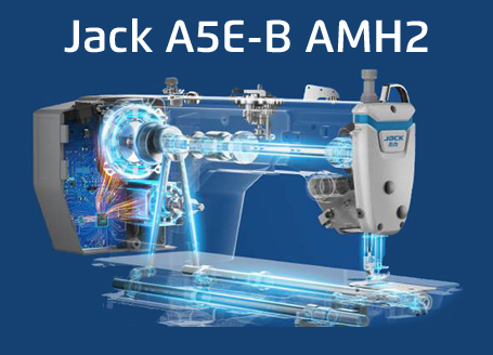 Jack A5E-B AMH2 - Single Needle, Lockstitch Machine with Smart Fabric Adaptive System.