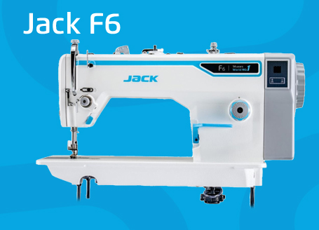 Jack F6 - Power Saving, Direct Drive, Medium-Weight lockstitch Machine.